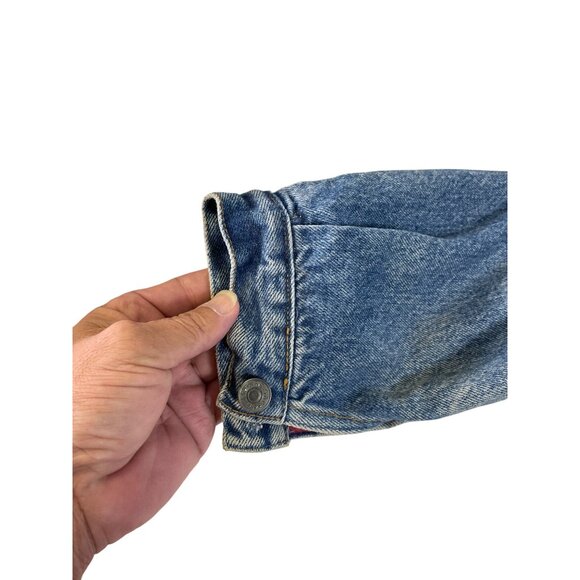 Gap  vintage denim Blue womans Jean denim Jacket Marylin graphic size M SKU 8751 - Picture 2 of 16